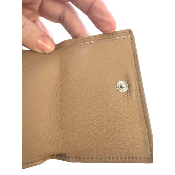 Balenciaga Papier Mini Wallet & Dustbag in Beige - Picture 7 of 15